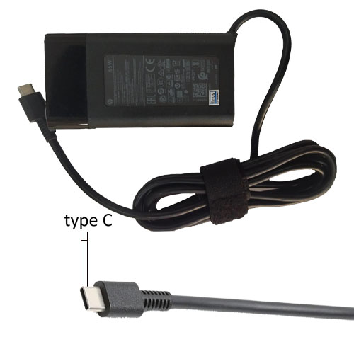 Adapter 20V 3.25A type C 65W اداپتور اچ پی