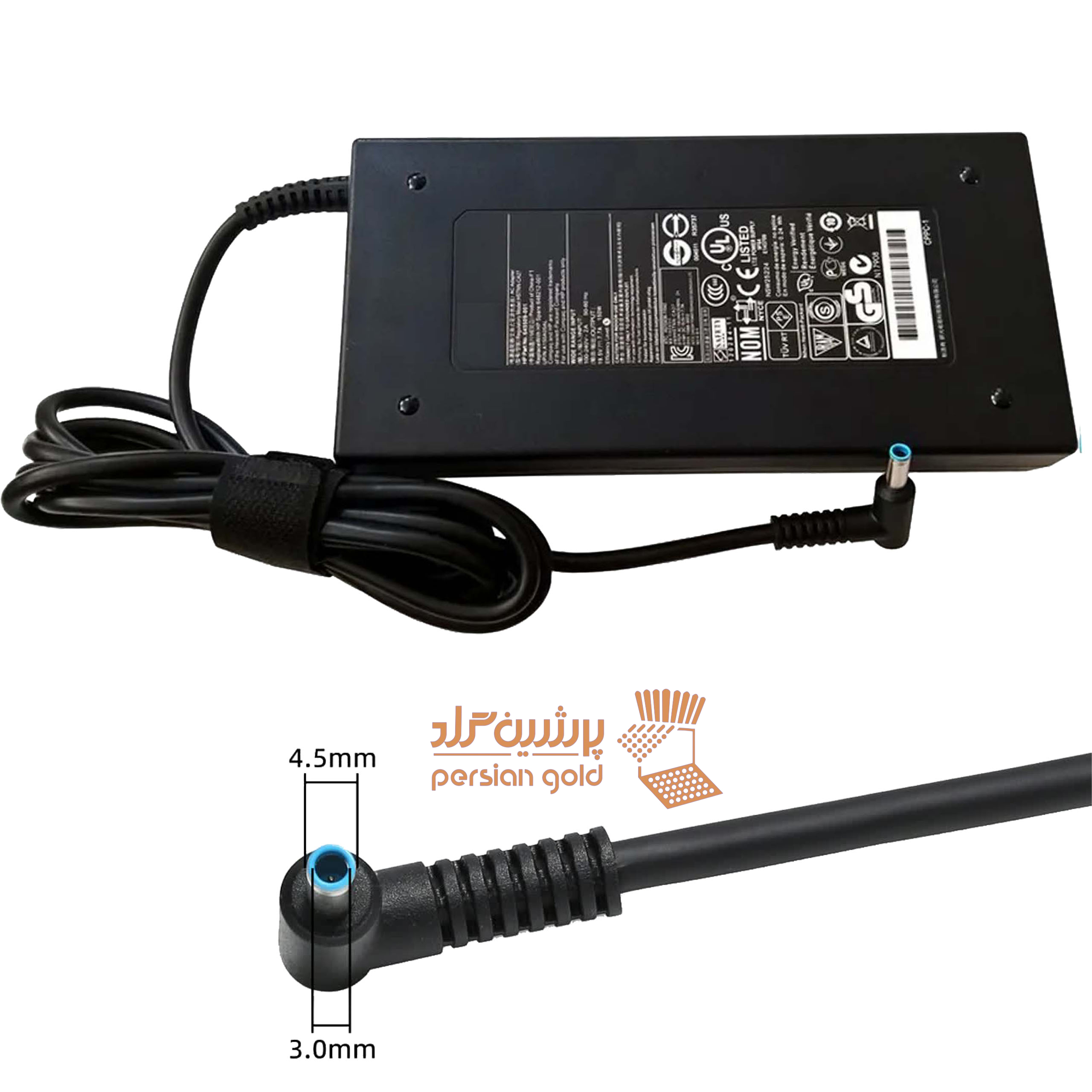 شارژر اچ پي HP Adaptor 19.5V 7.7A 150W 4.5*3.0mm blue