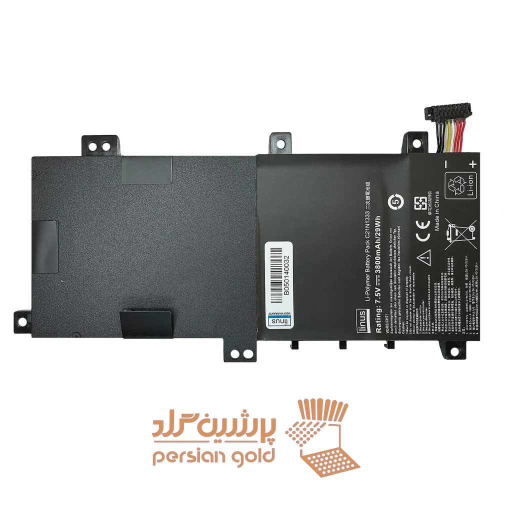 باتری لپ تاپ ایسوس ASUS BATTERY TP550LA C21N1333