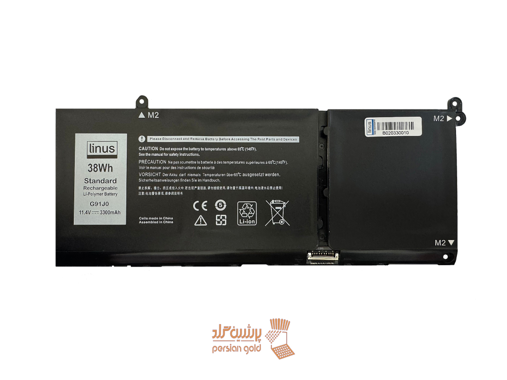 باتری لپ تاپ دل DELL BATTERY Latitude 3320 G91J0