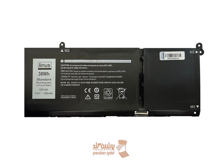 باتری لپ تاپ دل DELL BATTERY Latitude 3320 G91J0